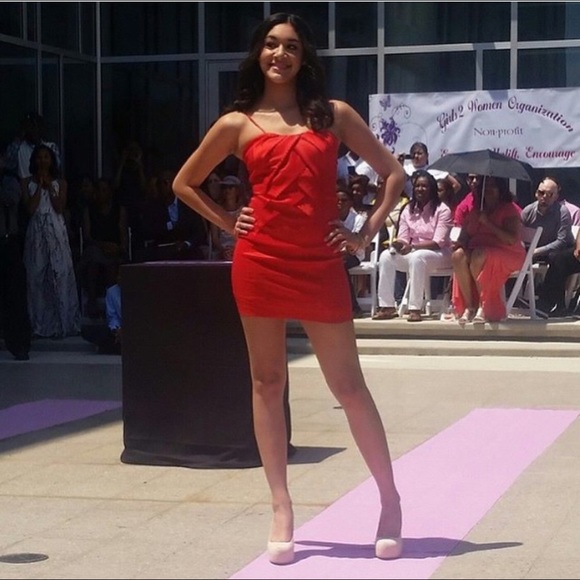 👑#13🦋 SALE🦋Red Dress - Large (Clearance) - Picture 2 of 6